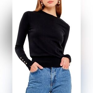 Zara Knit Black Sweater